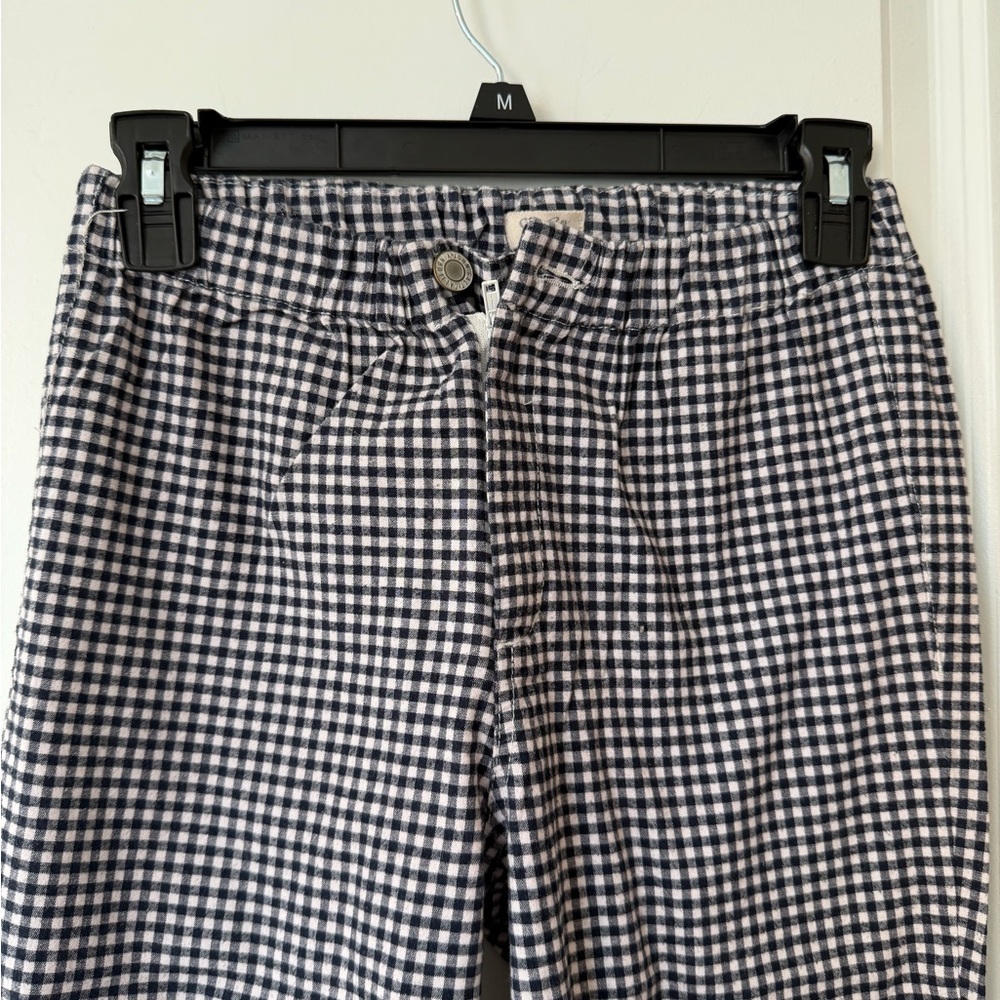 Brandy Melville Black and White Gingham Chinos